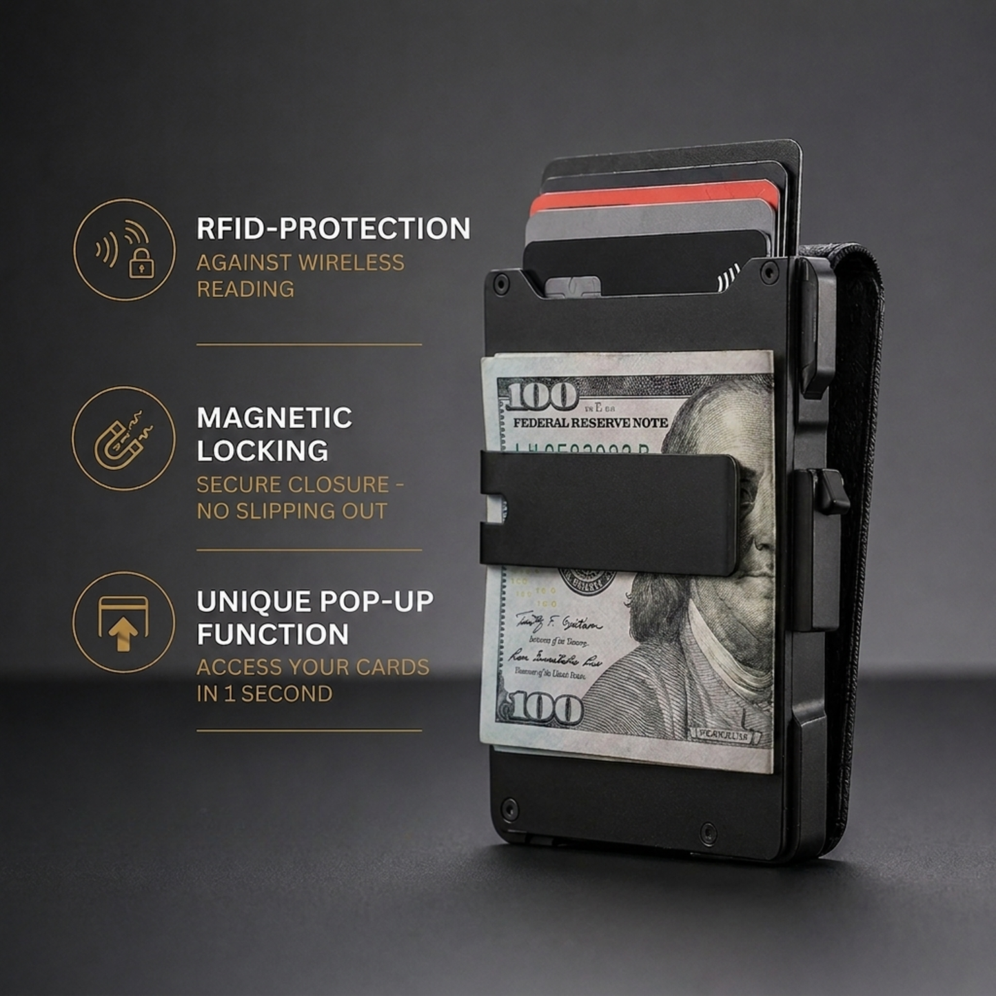 Lumanee MagVault® Minimalist Wallet - Maximum Capacity. Minimal Footprint.