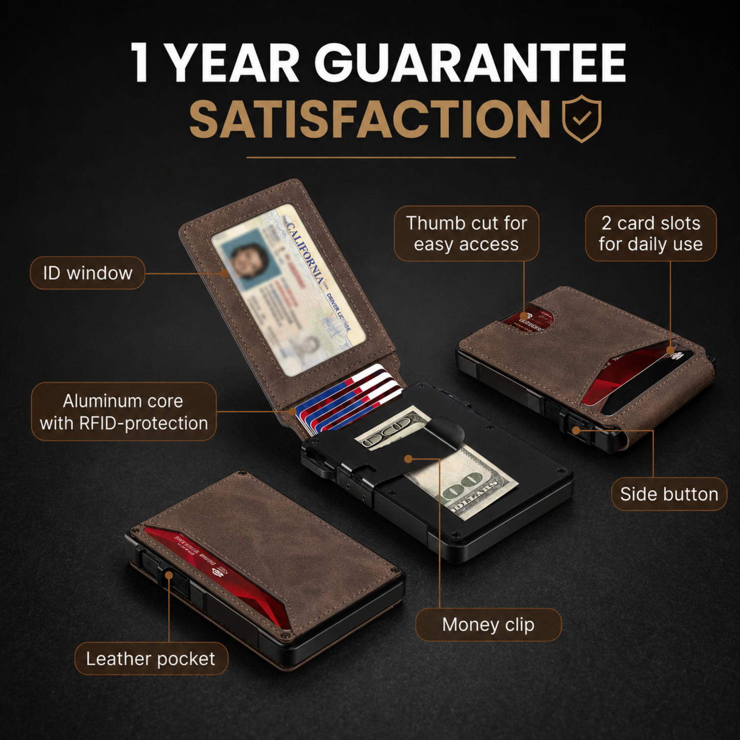 Lumanee MagVault® Minimalist Wallet - Maximum Capacity. Minimal Footprint.