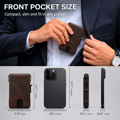 Lumanee MagVault® Minimalist Wallet - Maximum Capacity. Minimal Footprint.