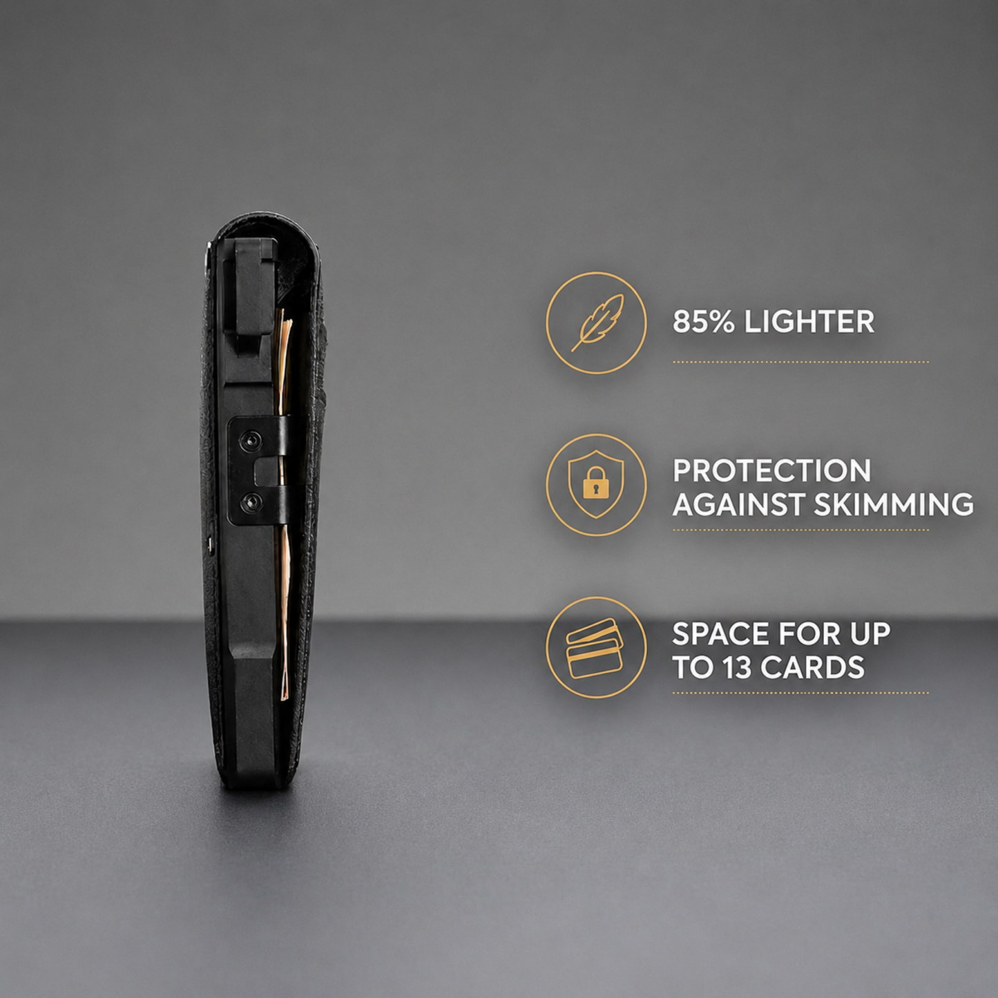 Lumanee MagVault® Minimalist Wallet - Maximum Capacity. Minimal Footprint.
