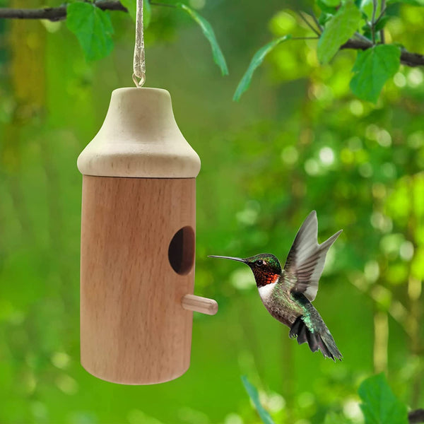 LUMANEE® Wooden Hummingbird House (Set 3 Pcs)