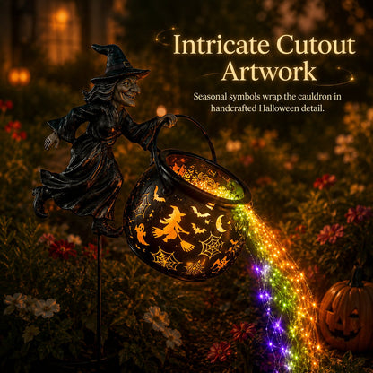 🔥Last Day 49% OFF🎃Halloween Witch Cauldron Garden Light