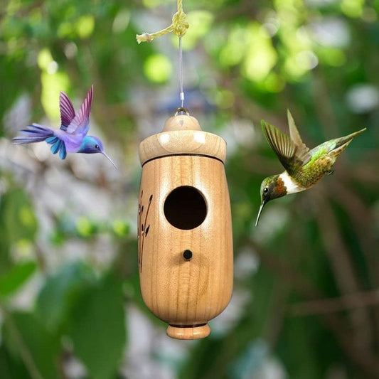 LUMANEE® Wooden Hummingbird House (Set 3 Pcs)