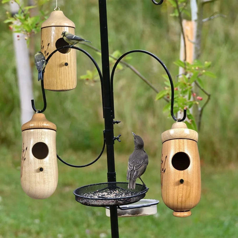 LUMANEE® Wooden Hummingbird House (Set 3 Pcs)
