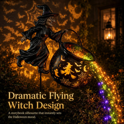 🔥Last Day 49% OFF🎃Halloween Witch Cauldron Garden Light