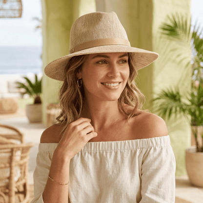 Lumanee® Packable Knit Fedora Hat