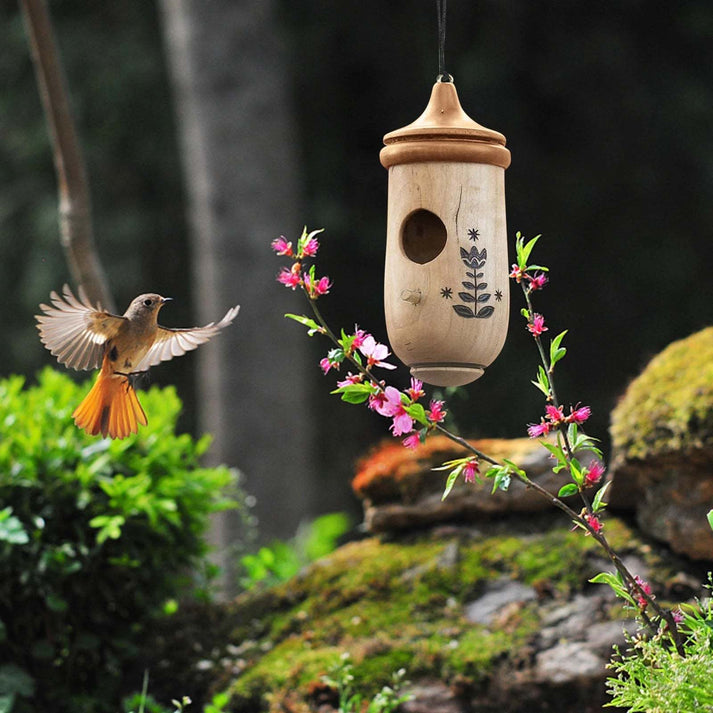 LUMANEE® Wooden Hummingbird House (Set 3 Pcs)