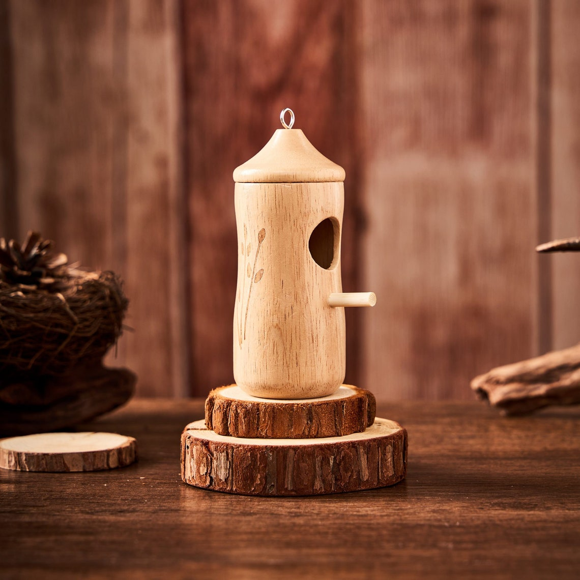 LUMANEE® Wooden Hummingbird House (Set 3 Pcs)